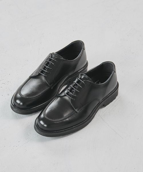 green label relaxing/GLR ハッスイ アクティブ スムース Uチップ レザーシューズ ドレスシューズ ―撥水―/ドレスシューズ