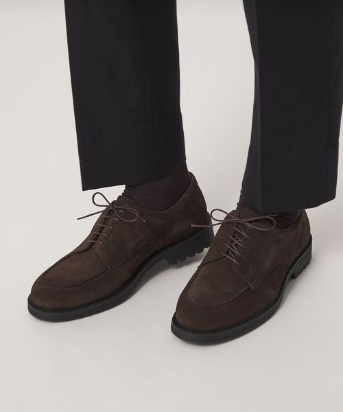green label relaxing/GLR ハッスイ アクティブ スエード Uチップ レザーシューズ ドレスシューズ ―撥水―/ドレスシューズ