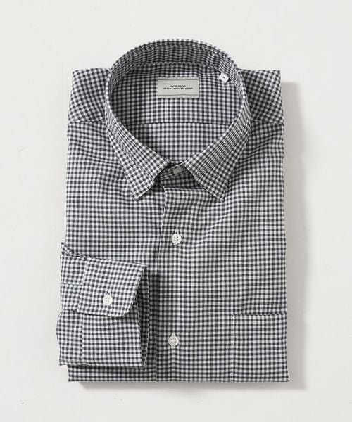 green label relaxing/エブリット コットンオックス ギンガムチェック スナップ ボタンダウン シャツ ―イージーアイロン―/シャツ / ブラウス