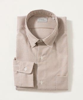 green label relaxing/エブリット コットンオックス ギンガムチェック スナップ ボタンダウン シャツ ―イージーアイロン―/シャツ / ブラウス