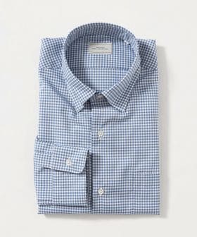 green label relaxing/エブリット コットンオックス ギンガムチェック スナップ ボタンダウン シャツ ―イージーアイロン―/シャツ / ブラウス
