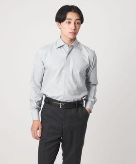 green label relaxing/コットン ヘリンボーン ワイドカラー ドレスシャツ ―形態安定―/シャツ / ブラウス