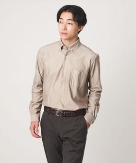 green label relaxing/エブリット TC ツイル ジャージー スナップ ボタンダウン シャツ ―ストレッチ・イージーアイロン・吸水速乾―/シャツ / ブラウス
