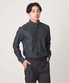 green label relaxing/エブリット TC ツイル ジャージー スナップ ボタンダウン シャツ ―ストレッチ・イージーアイロン・吸水速乾―/シャツ / ブラウス