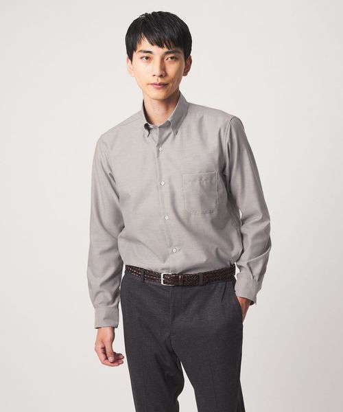 green label relaxing/エブリット コットンオックス ソリッド スナップ ボタンダウン シャツ ―イージーアイロン―/シャツ / ブラウス