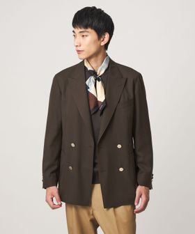green label relaxing/TW サージ ダブルブレスト PKD ブレザー ジャケット ―ストレッチ―/テーラードジャケット