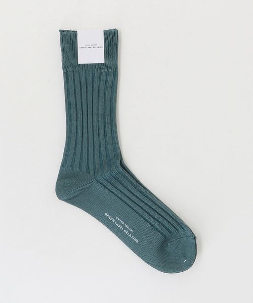 green label relaxing/リブ ソリッド ソックス/ソックス / 靴下