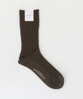 green label relaxing/リブ ソリッド ソックス/ソックス / 靴下