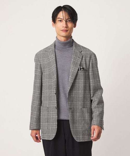 green label relaxing/GLR CLOTH チェック 2B R/RG― ジャケット/テーラードジャケット
