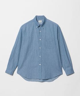 green label relaxing/HITOYOSHI 4.5oz デニム ボタンダウン シャツ/シャツ / ブラウス