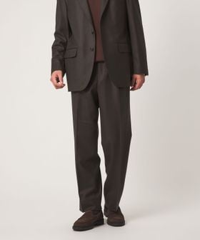green label relaxing/GLR CLOTH フラノ RLX/RG 2プリーツ スラックス セットアップパンツ/セットアップ パンツ