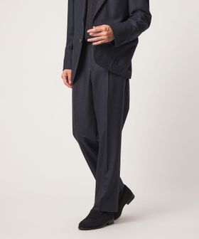 green label relaxing/GLR CLOTH フラノ RLX/RG 2プリーツ スラックス セットアップパンツ/セットアップ パンツ