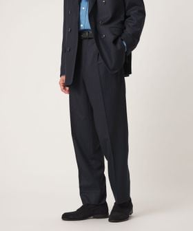 green label relaxing/GLR CLOTH フラノ RLX/RG 2プリーツ スラックス セットアップパンツ/セットアップ パンツ