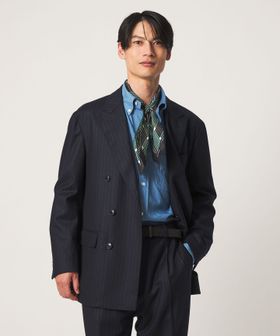 green label relaxing/GLR CLOTH フラノ ダブルブレスト 6B R/RG セットアップジャケット/セットアップ ジャケット