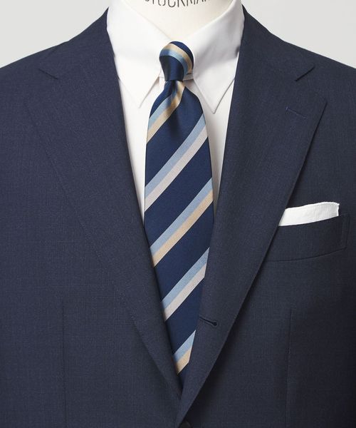 green label relaxing/GLR シルク1 8.0cm ストライプ2 ネクタイ/ネクタイ / ボウタイ