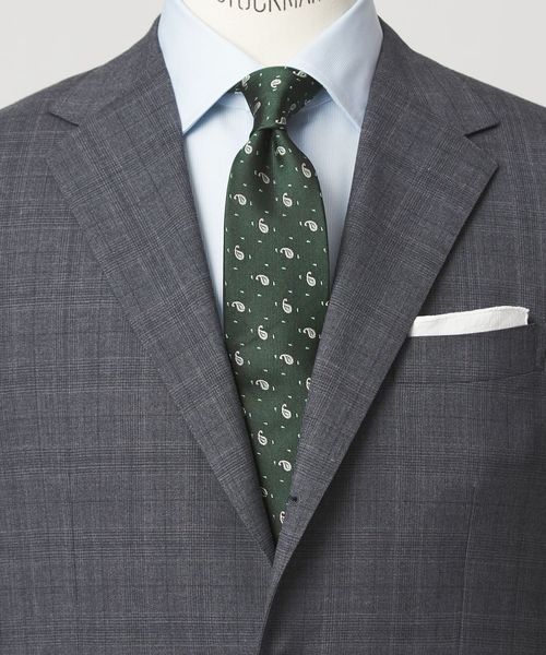 green label relaxing/GLR シルク1 8.0cm ペイズリー ネクタイ/ネクタイ / ボウタイ