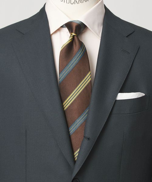 green label relaxing/GLR シルク2 8.0cm ストライプ3 ネクタイ/ネクタイ / ボウタイ