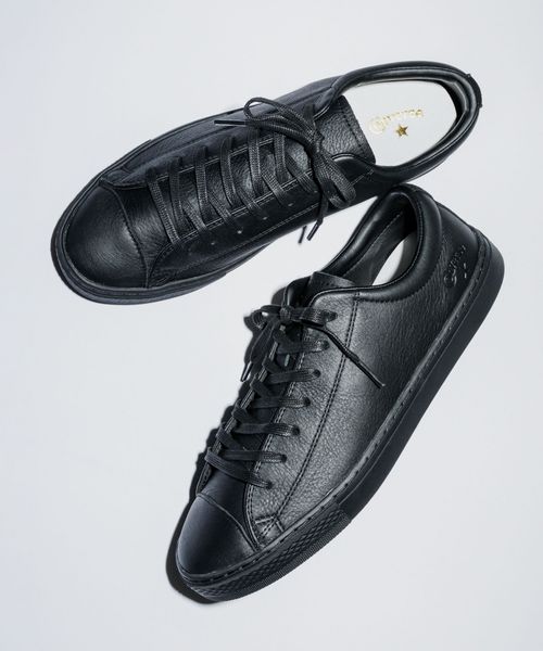 CONVERSE/【別注】＜CONVERSE＞GLR オールスター クップ OX レザー ブラック ドレス スニーカー/スニーカー / スリッポン