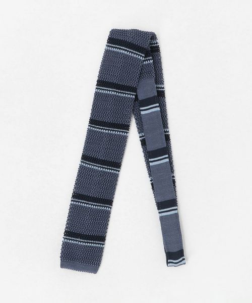 Bleck/＜Bleck＞6.5cm ニット ボーダー ネクタイ/ネクタイ / ボウタイ