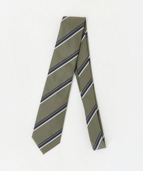 green label relaxing/GLR ポリエステル ウォッシャブル ストライプ3 ネクタイ/ネクタイ / ボウタイ