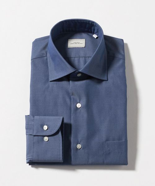 green label relaxing/コットン シャンブレー ワイドカラー ドレスシャツ ―イージーアイロン―/シャツ / ブラウス