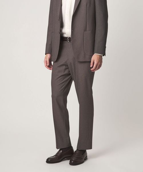 green label relaxing/A＋ ポリエステル シャークスキン スタンダード イージー セットアップ パンツ スラックス ―ウォッシャブル・ストレッチ―/セットアップ パンツ