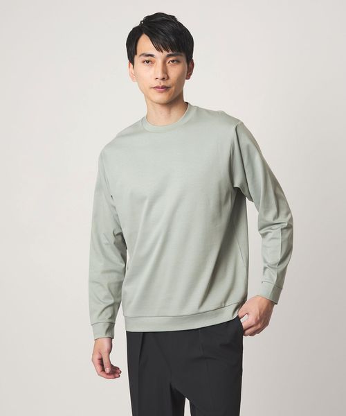 green label relaxing/L/A ポンチ ビズ クルーネック カットソー ―抗菌―/Tシャツ / カットソー