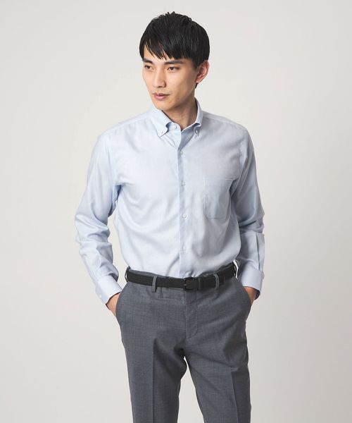 green label relaxing/コットン ロイヤルオックス ボタンダウン ドレスシャツ ―形態安定―/シャツ / ブラウス