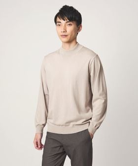 green label relaxing/MTB コットン ハイゲージ モックネック ニット/ニット / セーター