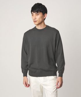 green label relaxing/MTB コットン ハイゲージ クルーネック ニット/ニット / セーター