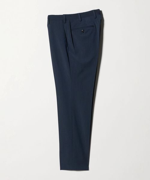 green label relaxing/A＋ TWPU トロピカル無地 スリム セットアップ パンツ スラックス ―ウォッシャブル・ストレッチ・ウエストアジャスター―/セットアップ パンツ