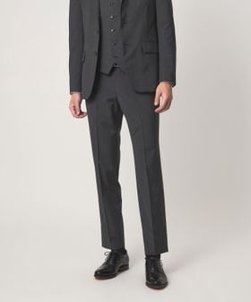 green label relaxing/A＋ TWPU トロピカル無地 スリム セットアップ パンツ スラックス ―ウォッシャブル・ストレッチ・ウエストアジャスター―/セットアップ パンツ