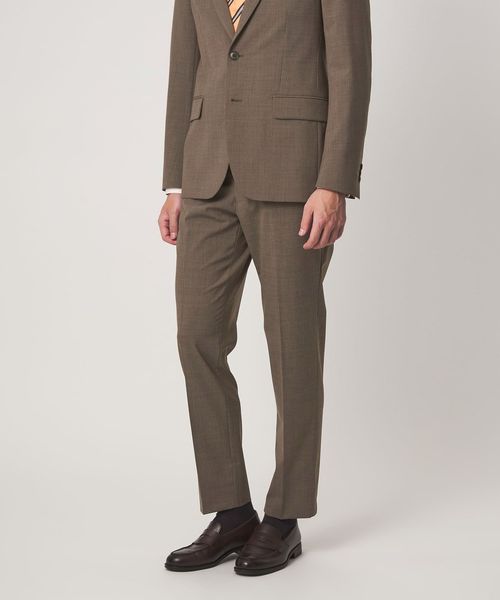 green label relaxing/A＋ TWPU チドリ スリム セットアップ パンツ スラックス ―ウォッシャブル・ストレッチ・ウエストアジャスター―/セットアップ パンツ