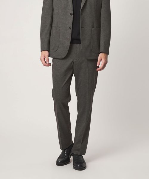 green label relaxing/A＋ プリントジャージ スタンダード セットアップ パンツ スラックス ―ウォッシャブル・ストレッチ―/セットアップ パンツ