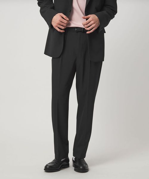 green label relaxing/A＋ PERTEX UNLIMITED リラックス 1プリーツ セットアップ パンツ スラックス ―ウォッシャブル・ストレッチ・撥水―/セットアップ パンツ