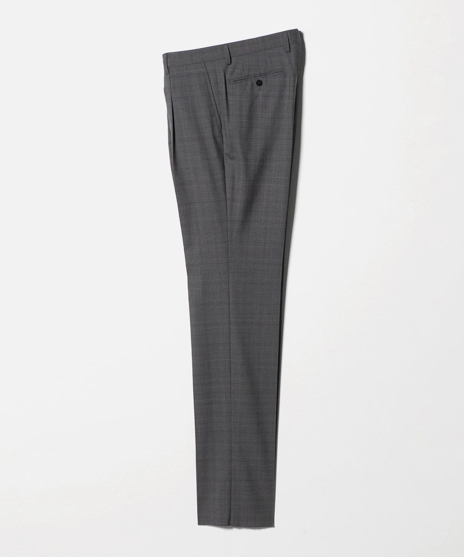 REDA グレンチェック HX 1プリーツ スーツパンツ