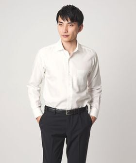 green label relaxing/コットン フレンチツイル ワイドカラー ドレスシャツ ―形態安定―/シャツ / ブラウス