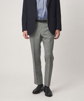 green label relaxing/TW メランジ トロピカル スタンダード スラックス ―ウォッシャブル・ストレッチ・ウエストアジャスター―/スラックス