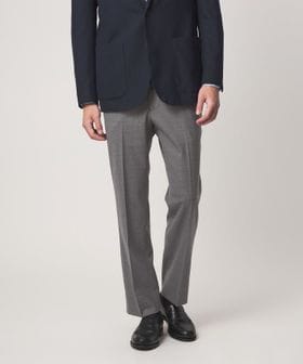 green label relaxing/TW メランジ トロピカル スタンダード スラックス ―ウォッシャブル・ストレッチ・ウエストアジャスター―/スラックス