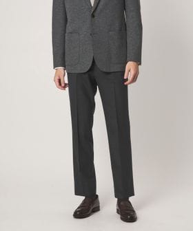 green label relaxing/TW メランジ トロピカル スタンダード スラックス ―ウォッシャブル・ストレッチ・ウエストアジャスター―/スラックス