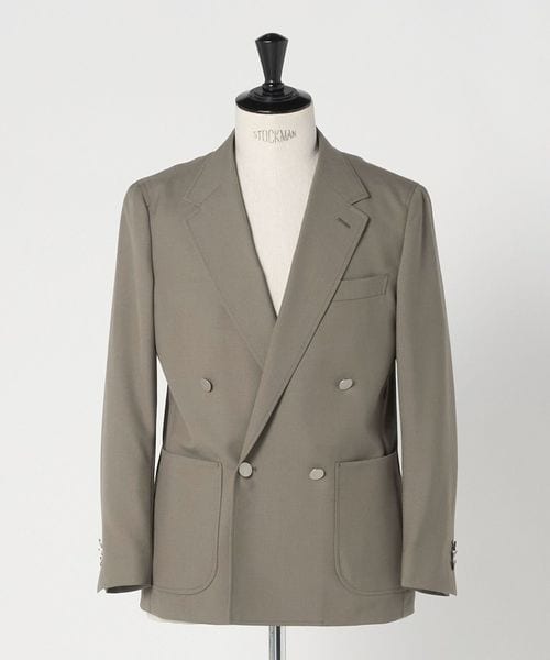 green label relaxing/TW トロピカル ダブルブレスト 4B ブレザー ジャケット/テーラードジャケット