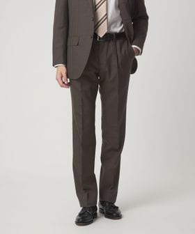 green label relaxing/VITALE BARBERIS CANONICO ラスティック 無地 CLS 1プリーツ スーツパンツ/セットアップ パンツ