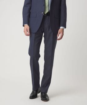 green label relaxing/VITALE BARBERIS CANONICO ラスティック 無地 CLS 1プリーツ スーツパンツ/セットアップ パンツ