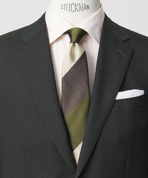 green label relaxing/GLR ジャパン タンゴ 8.0cm ストライプ3 ネクタイ/ネクタイ / ボウタイ