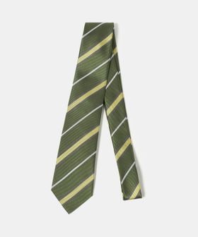 green label relaxing/GLR シルク3 8.0cm ストライプ3 ネクタイ/ネクタイ / ボウタイ