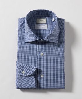 green label relaxing/MADE BY HITOYOSHI ギンガムチェック ワイドカラー ドレスシャツ/シャツ / ブラウス