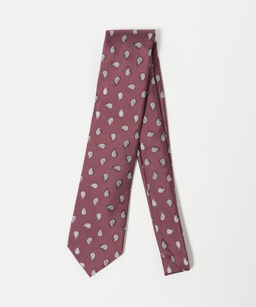green label relaxing/GLR シルク4 8.0cm ペイズリー ネクタイ/ネクタイ / ボウタイ
