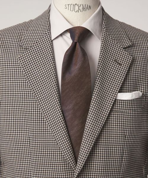 green label relaxing/GLR シルク4 8.0cm ソリッド ネクタイ/ネクタイ / ボウタイ