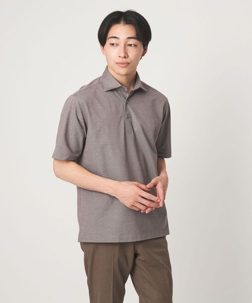 green label relaxing/DUADRY clean バーズアイ カッタウェイ ビズポロ ポロシャツ ―吸水速乾・抗菌―/ポロシャツ