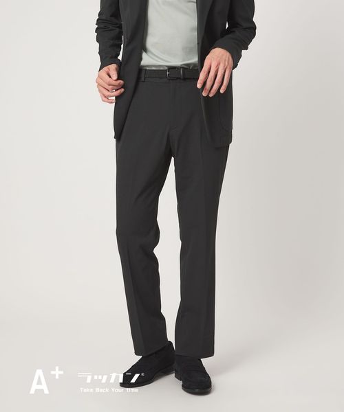 green label relaxing/A＋ ラッカンジャージ スタンダード イージー NP スラックス セットアップパンツ ―ウォッシャブル・ストレッチ・吸水速乾―/セットアップ パンツ